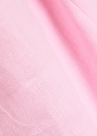 Faithfull The Brand Lydie Linen Mini Dress Pink