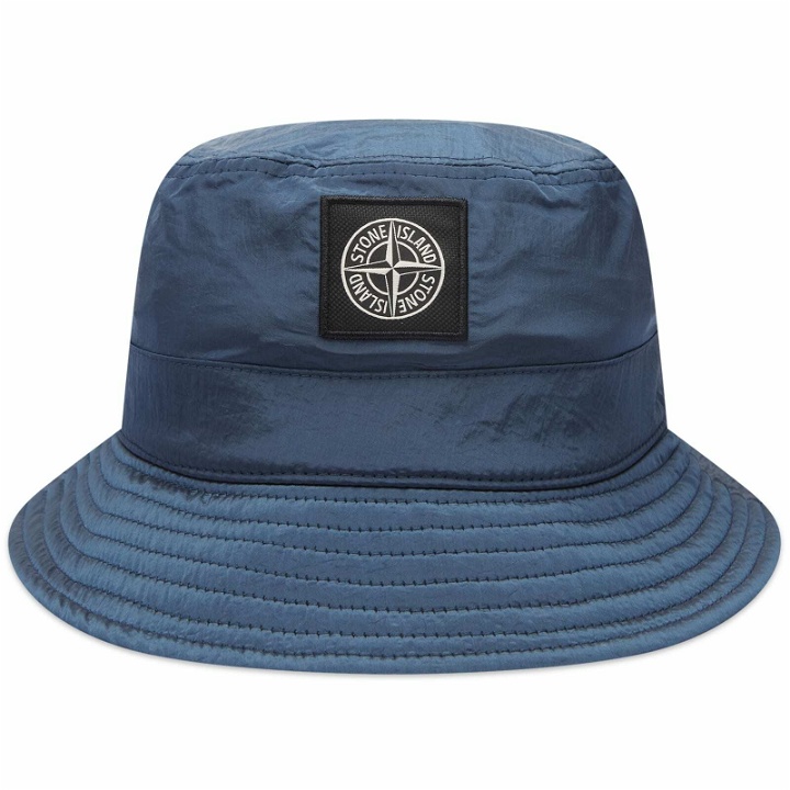 Photo: Stone Island Men's Nylon Metal Bucket Hat in Dark Blue