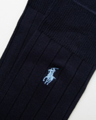 Polo Ralph Lauren Soft Rib Crew Sock 3 Pack Blue - Mens - Socks