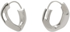 Maison Margiela Silver Single Curb Earrings