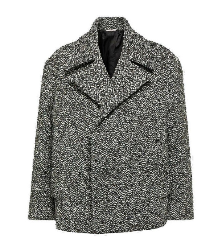 Photo: Valentino Embellished bouclé wool-blend jacket