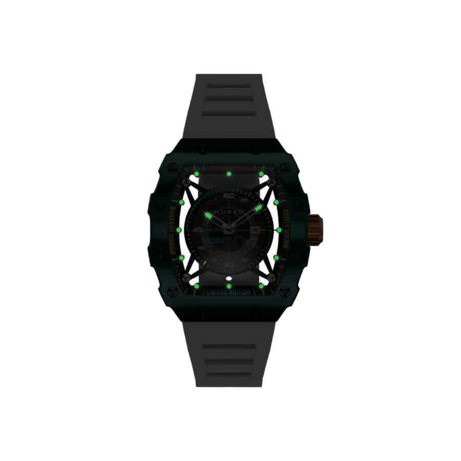 Nubeo Huygens Black Dial Mens Watch NB-6080-05