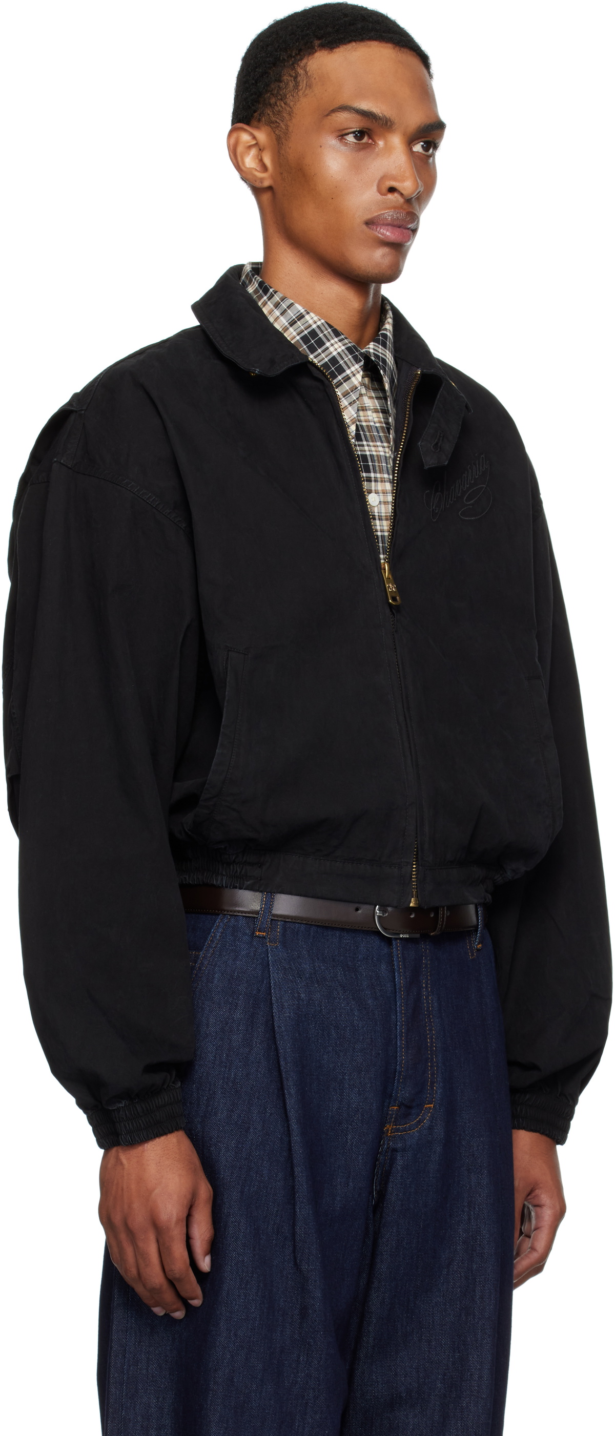 J*3様 WILLY CHAVARRIA WORK JACKET Willy Chavarria Downtown Jacket Denim Work Blouson Zip Up XL