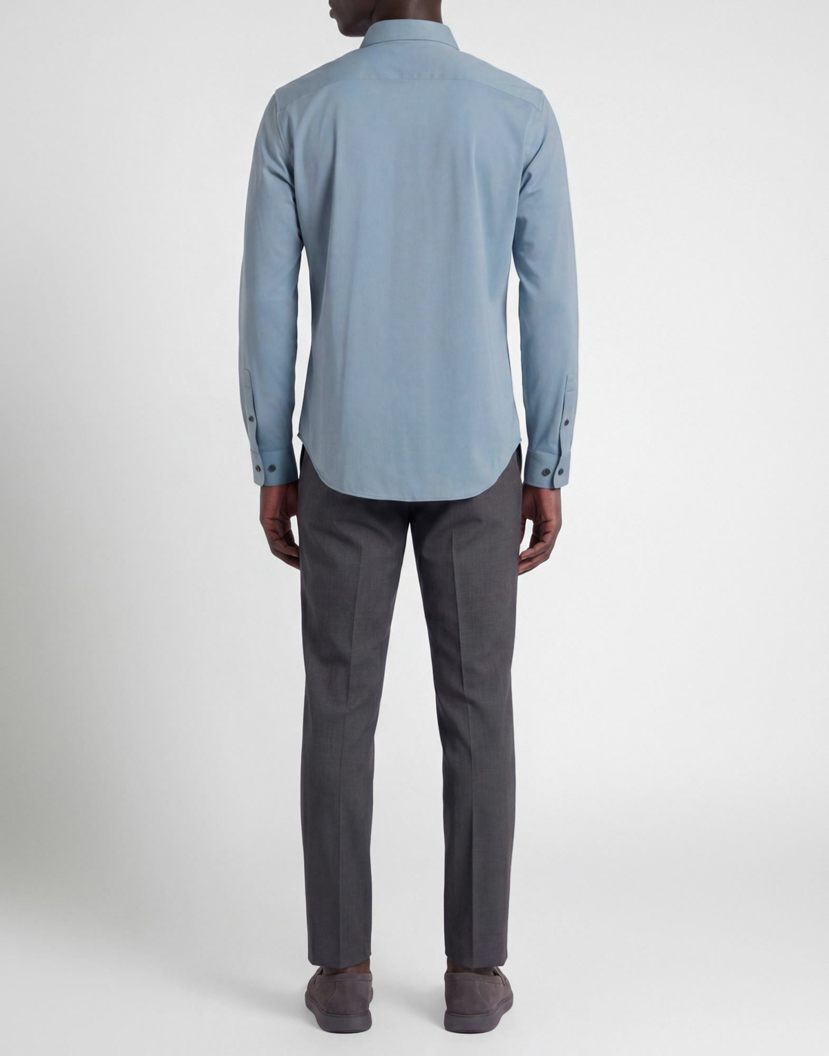 Theory Mens Shirt Slate in Blue