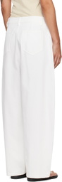 LE17SEPTEMBRE White Oblong Trousers