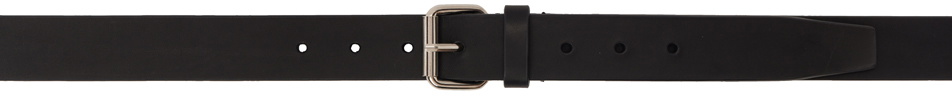 VETEMENTS Black Gothic Logo Belt