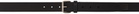 VETEMENTS Black Gothic Logo Belt