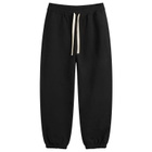 Jil Sander+ Men's Ribbed Waistband Sweat Pants in Black