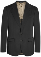 Dolce & Gabbana Tela Lana Stretch-wool Blazer Black