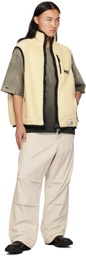 Maison MIHARA YASUHIRO Off-White Wide Boa Vest