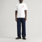 Edwin Men's Ekoda Bath House TS in White Garment Washed
