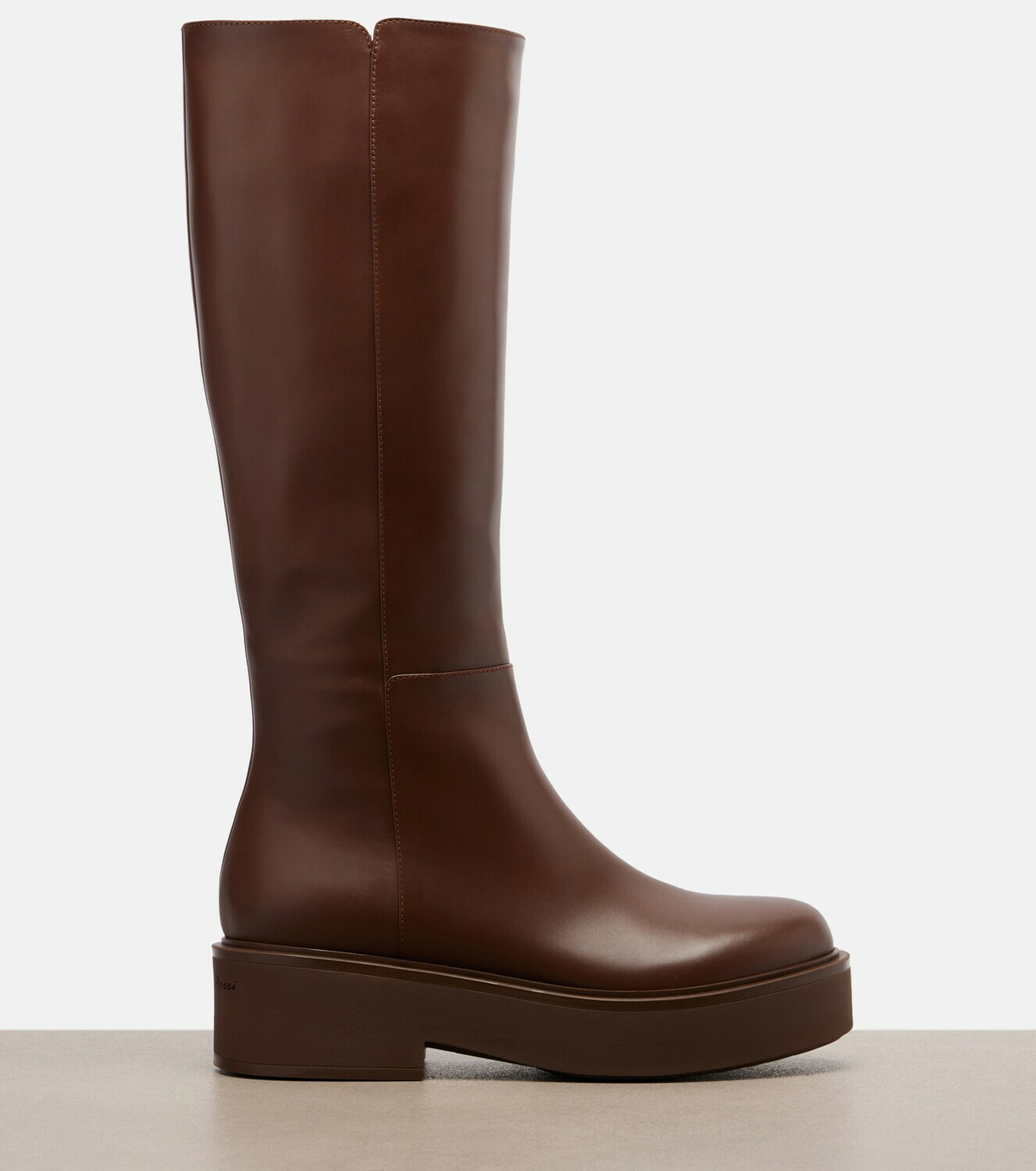 Gianvito Rossi Hiro leather knee-high boots