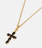 Dolce&Gabbana Cross embellished chain necklace