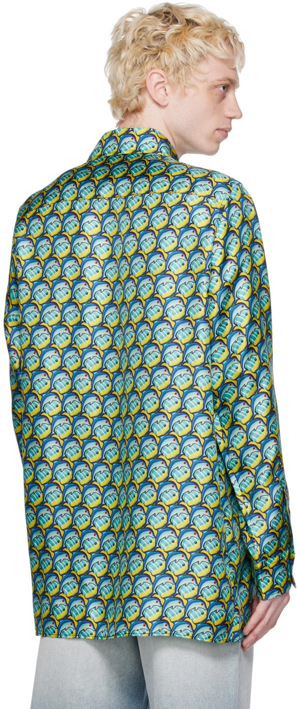 Botter Blue Printed Shirt
