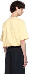 Jil Sander Yellow Printed T-Shirt