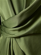 SIMKHAI - Talit Draped Satin Mini Dress
