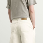 AMI Paris Men's Light Denim Short in White