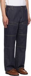 Moncler Genius Mercedes-Benz by NIGO Blue Paneled Jeans