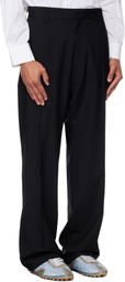 Stefan Cooke Black Tuxedo Trousers