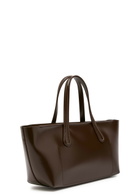 Mansur Gavriel Mini Everyday Glossed Leather top Handle bag - Chocolate - One Size