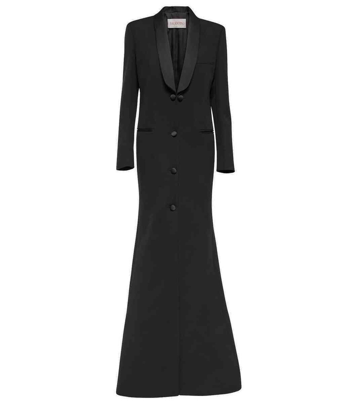 Photo: Valentino Shawl-collar wool gown