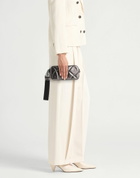 Peserico Womens Clutch in Gunmetal