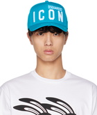 Dsquared2 Blue 'Be Icon' Baseball Cap