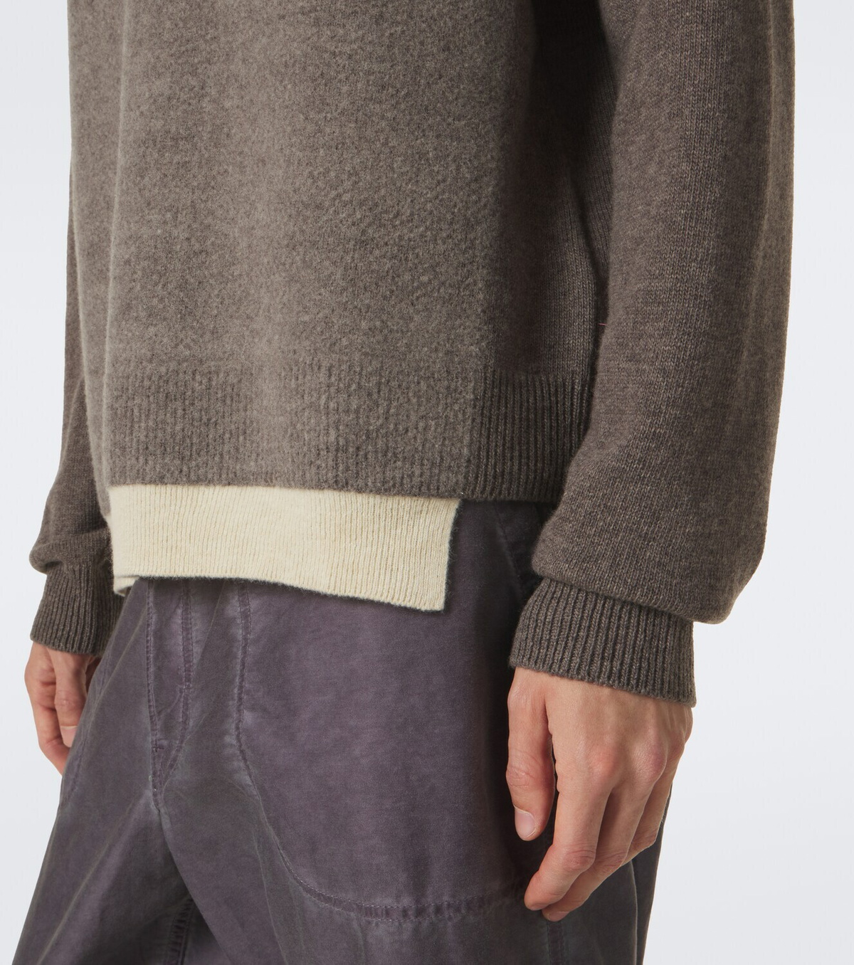 Maison Margiela Printed virgin wool sweater