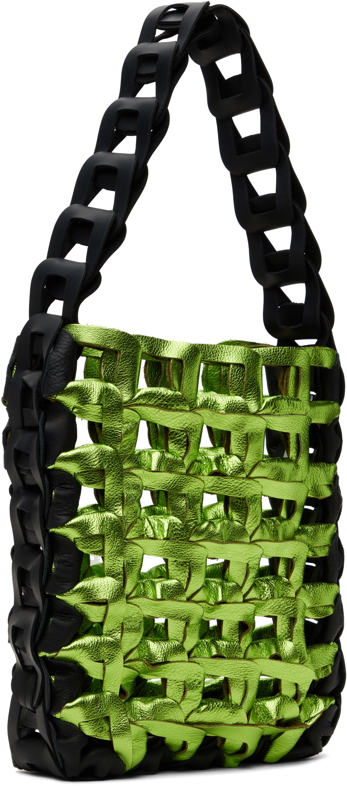 SC103 SSENSE Exclusive Green & Black Medium Links Tote