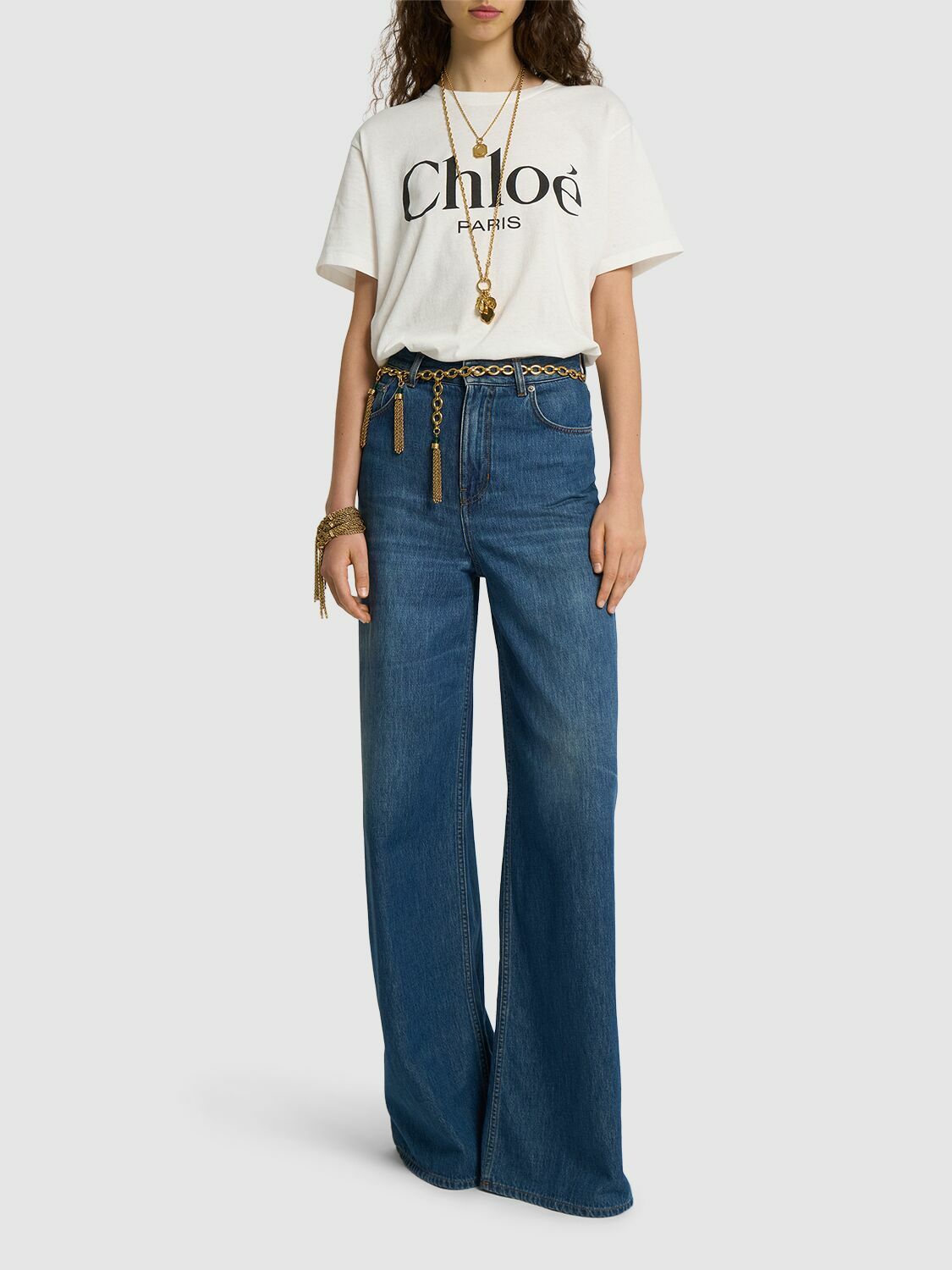 CHLOÉ Logo Jersey T-shirt