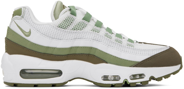 Photo: Nike Green & White Air Max 95 Sneakers
