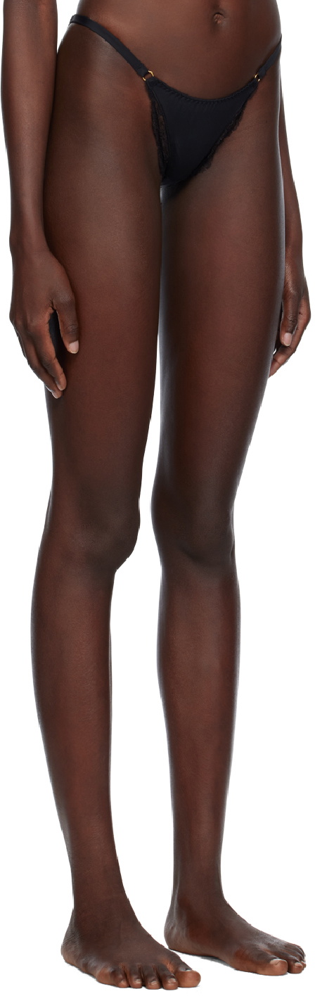 Agent Provocateur Black Brigette Ouvert Briefs
