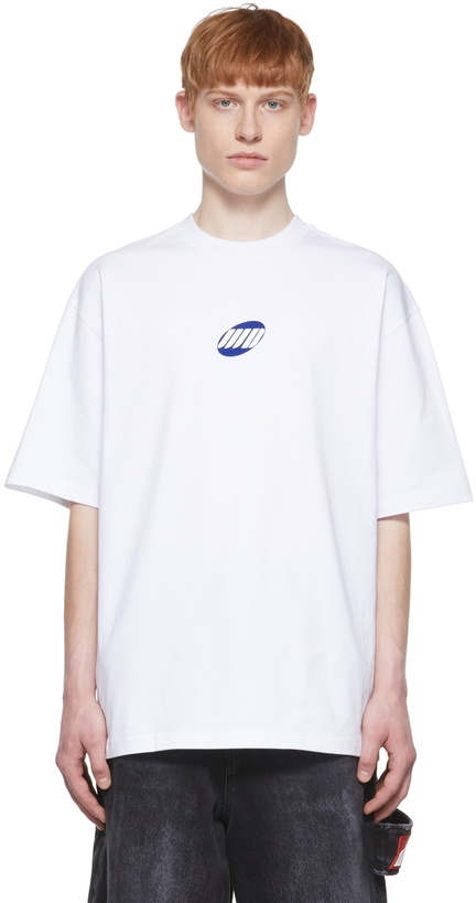 Photo: We11done White Cotton T-Shirt