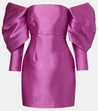 Solace London Freja satin minidress