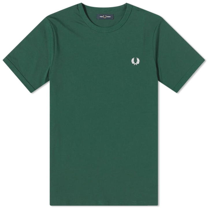 Photo: Fred Perry Men's Ringer T-Shirt in Ivy
