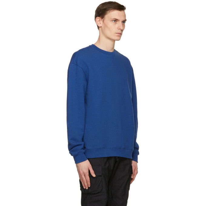 JOHN ELLIOTT Blue high quality Oversized Crewneck Sweatshirt