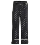 Monse High-rise polka-dot stretch wool pants