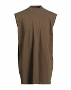 Rick Owens Mens T-shirt Military in Green