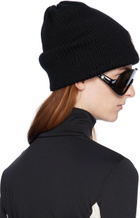 Moncler Grenoble Black Patch Beanie