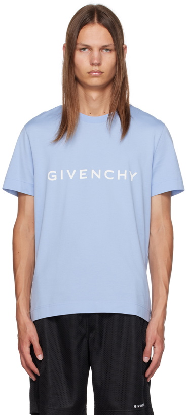 Photo: Givenchy Blue Slim Fit T-Shirt