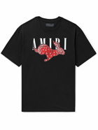 AMIRI - Logo-Print Cotton-Jersey T-Shirt - Black