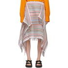 JW Anderson Multicolor Stripe Scarf Skirt