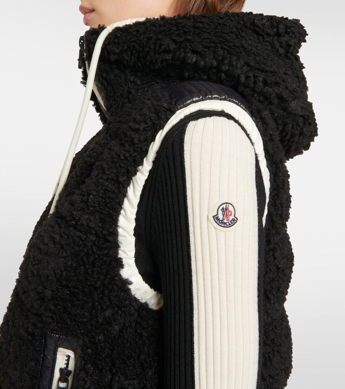 Moncler Floy Teddy Hooded Down Gilet 関税込 Moncler Floy Teddy Hooded Down Gilet 関税込