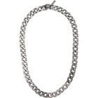 Maison Margiela Silver Curb Chain Necklace