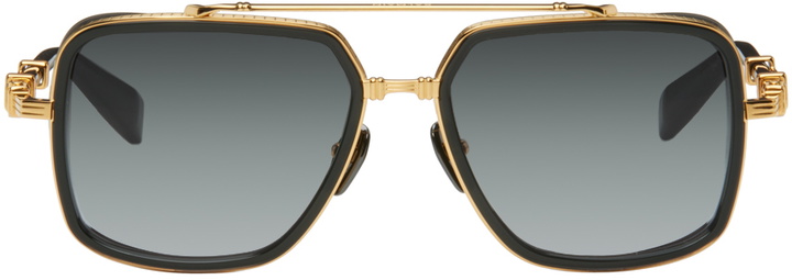 Photo: Balmain Black Officier Sunglasses