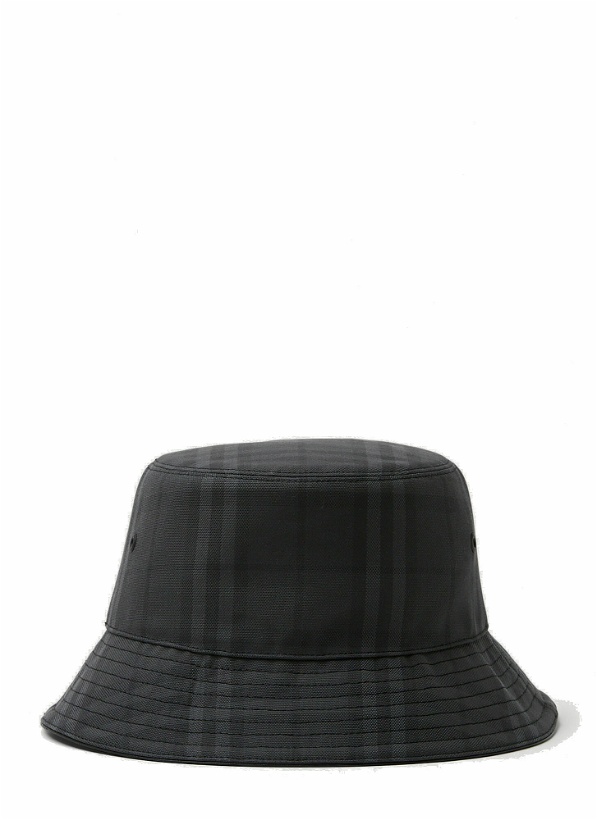 Photo: Check Bucket Hat in Black