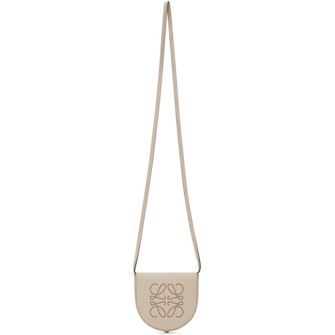 Loewe Beige Small Heel Pouch Bag Loewe