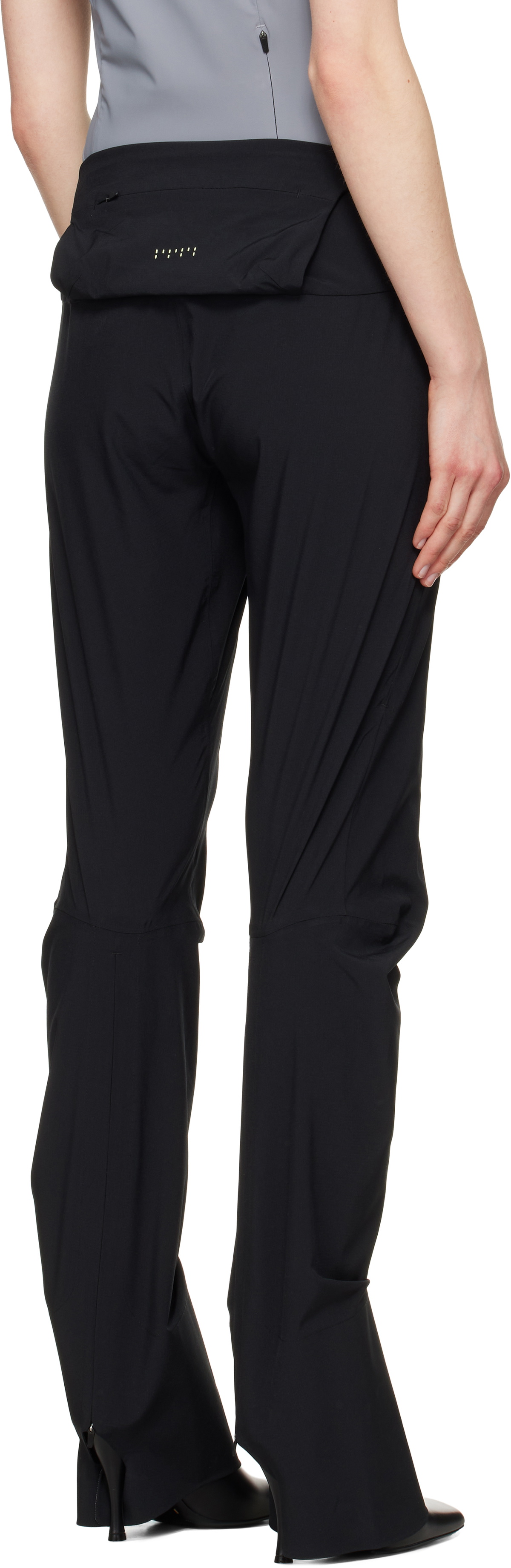 JOHANNA PARV Black Velocity Trousers
