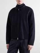 NN07 - Arlo 8447 Wool-Blend Felt Jacket - Blue