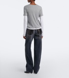 SLVRLAKE Hailey barrel-leg jeans